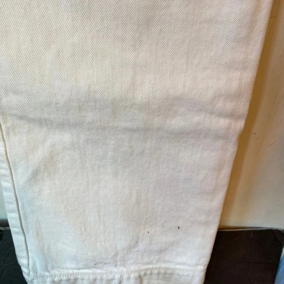 J.Crew 100% Cotton Straight Leg White Jeans Women Size 6 Pockets - Picture 8 of 10